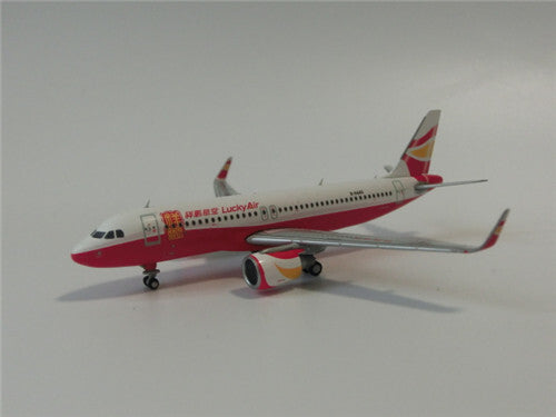 JC Wings Lucky Air FOR AIRBUS A320-200 B-8446 1:400 Aircraft Pre-built Model