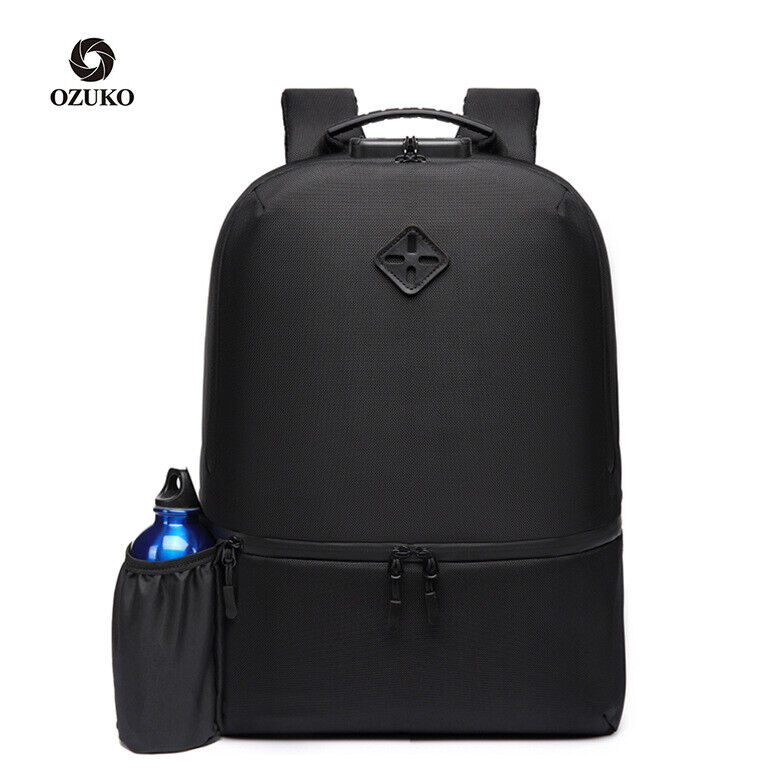 OZUKO Men's Backpack, Waterproof Oxford fabric Travel Bag, 15.6" Laptop Backpack