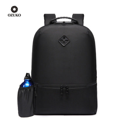 OZUKO Men's Backpack, Waterproof Oxford fabric Travel Bag, 15.6" Laptop Backpack
