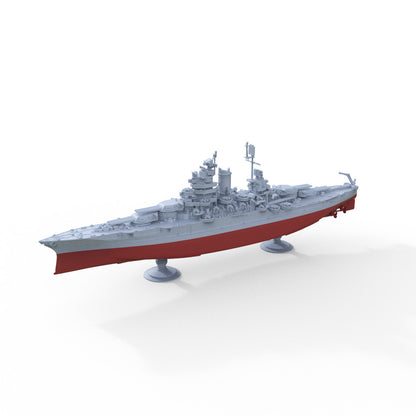 1/1800 Model USS New Mexico Class Mississippi (BB-41) 1945 Battleship Full Hull