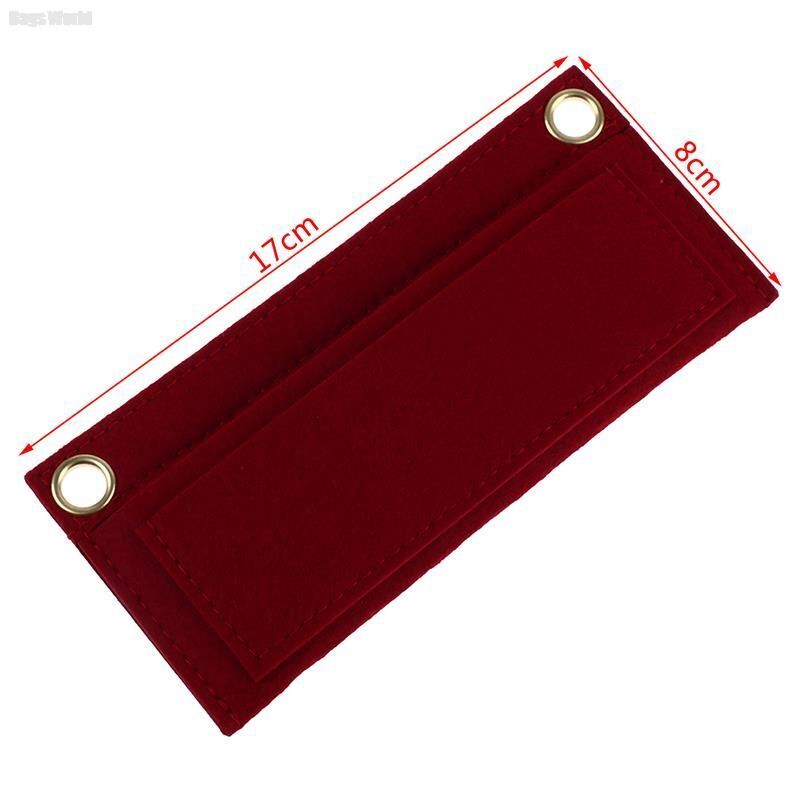Bag Luxury Insert Organizer Chain Crossbody Bag Handbag Inner Cosmetic Red Black