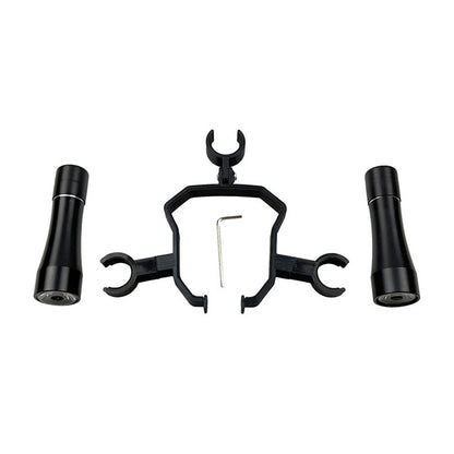 2 Pcs Black Flashlight With Bracket & Wrench Durable For DJI Air 3 Drone