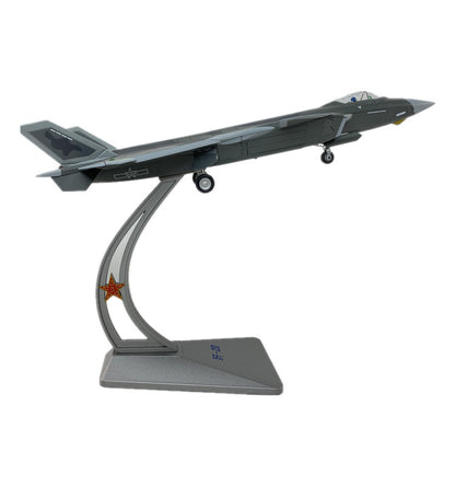 1:60 38CM China J-20 Stealth Fighter Airplane Diecast Military Aircraft Model