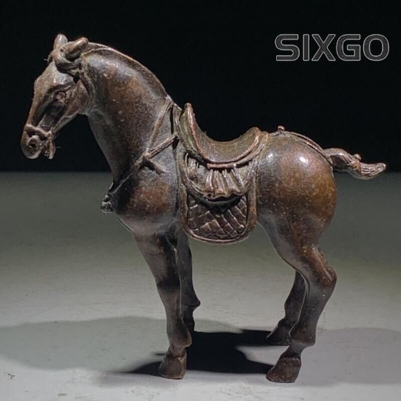 Chinese copper horse table Ornament Statue Tea Pet home decoration fortune lucky