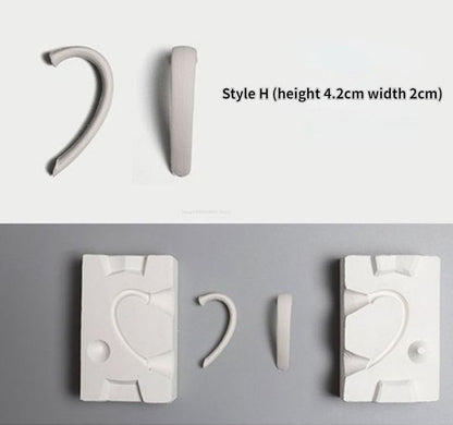 Pottery Tools Ceramic Mold Grouting Plaster DIY Teapot Water Cups Handle Molding