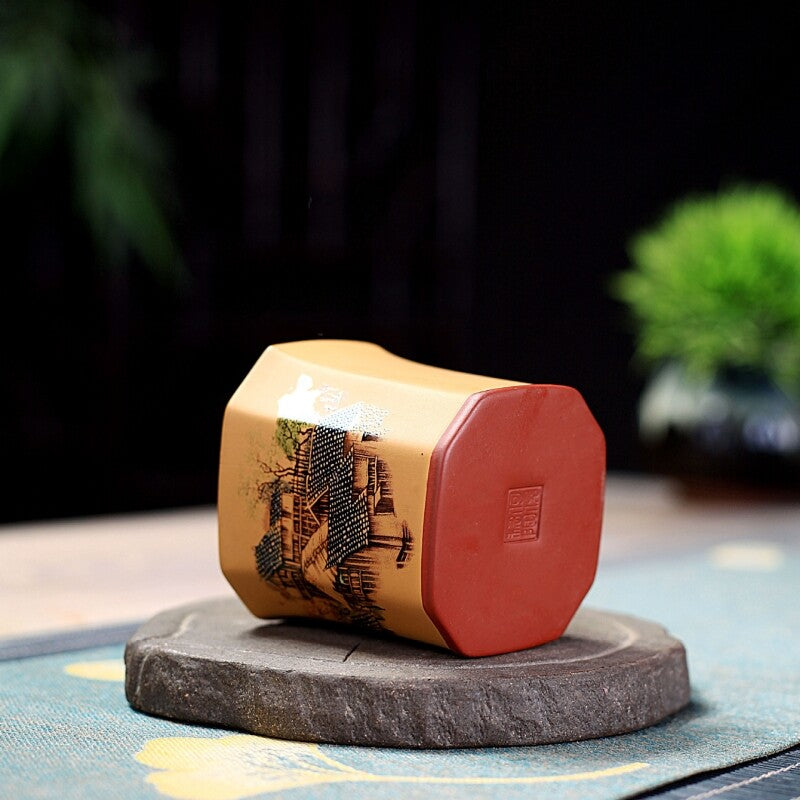 Handmade Tea Cup Marked Master Cup Real Yixing Zisha Duan Clay 160ml Chinese Cup
