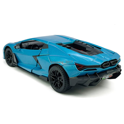 1/24 Lamborghini Revuelto Model Car Diecast Toy Cars Boys Toys Kids Gifts Blue