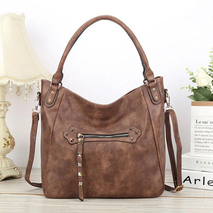 Celela Women Ladies Studs Tote Handbag Crossbody Bag Shoulder Tote Bag Purse US