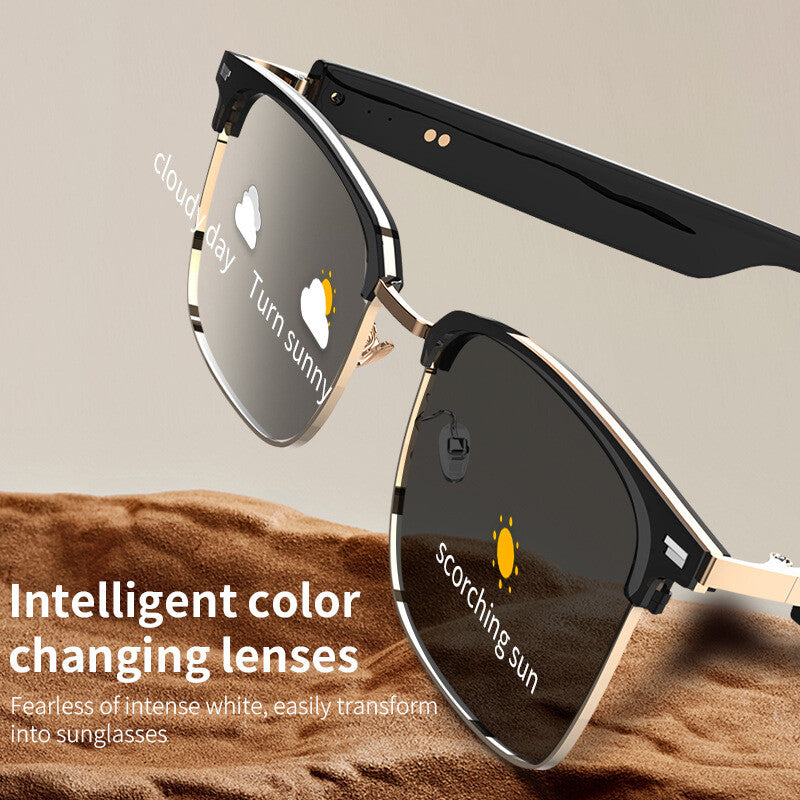 2024New fashion Bluetooth audio smart glasses Sunglasses Open earbuds 2 speakers
