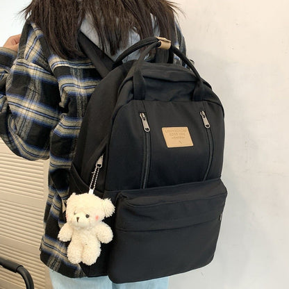 Women Backpack School Bags Student Large 43*13*30 CM Waterproof Blue Red Black
