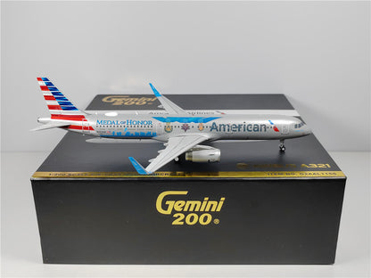 1:200 Geminijets Amercan AIRBUS A321 Passenger Airplane Diecast Aircraft Model