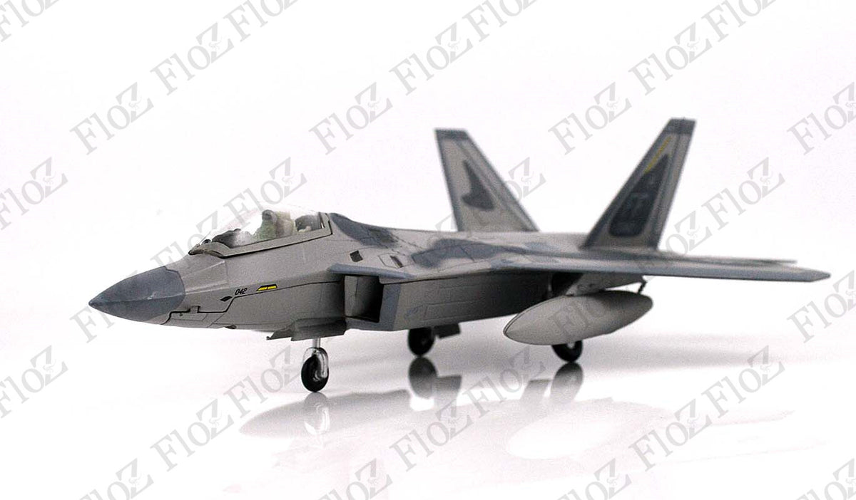 F-22 Raptor 27FS fighting eagle 1/100 diecast stealth Aircraft plane Model