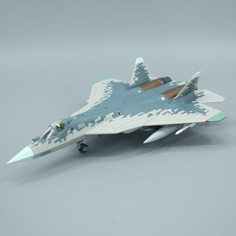1:72 28CM Terebo SU-57 Stealth Fighter Airplane Diecast Military Aircraft Model