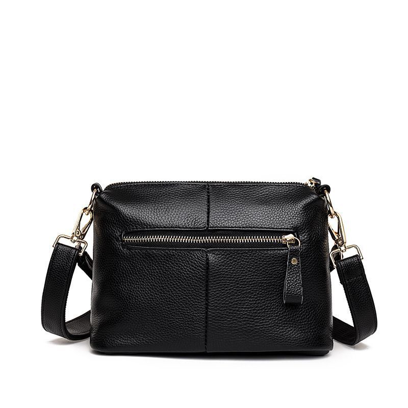 Genuine Leather Hobos Handbags Vintage Tote Shoulder Messenger Bags 25*18*10 CM