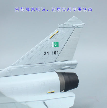 1:48 34CM PAKISTAN AIR FORCE J-10C Fighter Plane Diecast Military Aircraft Model