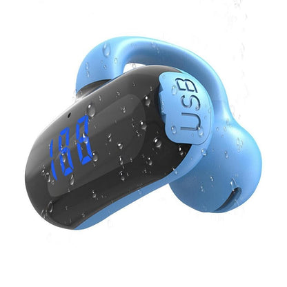 Wireless Bluetooth 5.3 Earpiece Driving Trucker Headset Earbuds Noise Cancelling