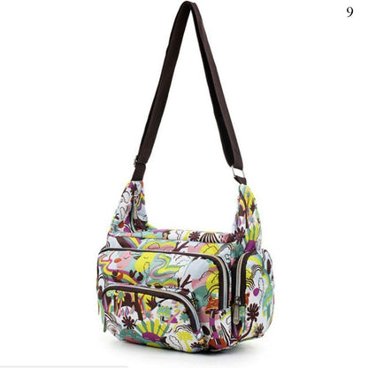 Messenger Crossbody Bag Summer Fashion Print Handbag Casual Bag 25*12*22 CM 1PC