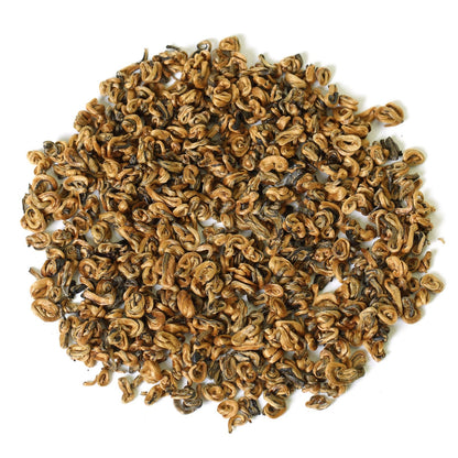 250g Nonpareil Supreme Yunnan Black Tea Fengqing Dian Hong Snail Golden Buds