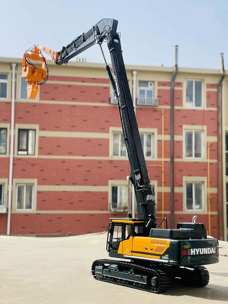 1:43 HX505L Piling Machine Contruction Equipment Machine Diecast Model