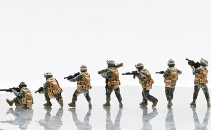 1/72 Modern American Soldier 7 Soldier Model