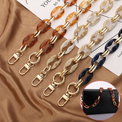 Shoulder Strap Detachable Replacement Bag Fish Bone Acrylic Resin Handbag Chain