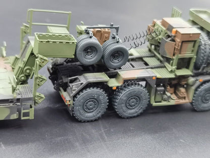 1/72 Scale German Mammut Tractor Trailer NATO Camouflage Finished Static Model