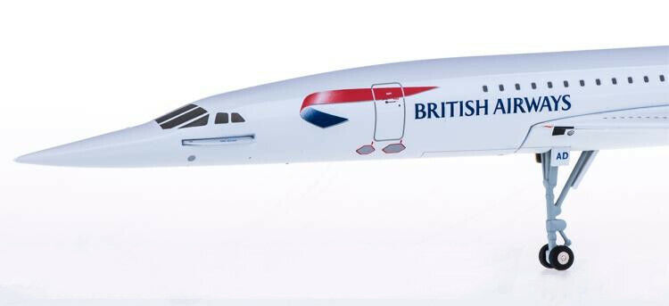1:200 31CM Hogan BRITISH AIRWAYS Concorde Passenger Aircraft Diecast Plane Model