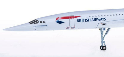 1:200 31CM Hogan BRITISH AIRWAYS Concorde Passenger Aircraft Diecast Plane Model