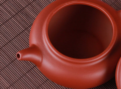 6.8oz Traditional Craft Antique Style Pot Red Clay Chinese Gongfu Tea Pot 200ml