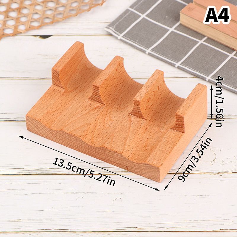 Japanese Sushi Rack Wooden Taco Snack Tray Food Holder Plate Cuisine Stand Decor