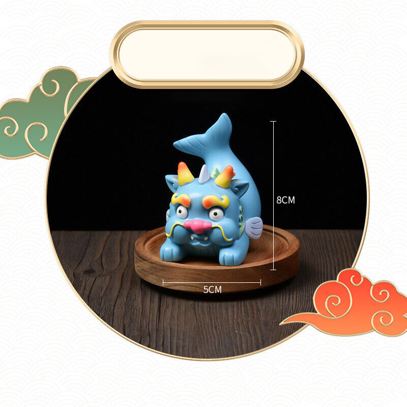2024 Chinese Zodiac Dragon Resin Statue Year Gift Home Car Mascot Decor Ornament