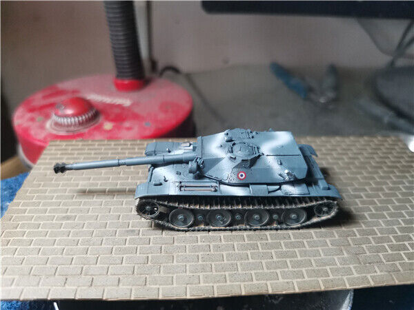 Homemade 1/72 French Diecast Chatillon Storm Light Tank Painted Finished Model