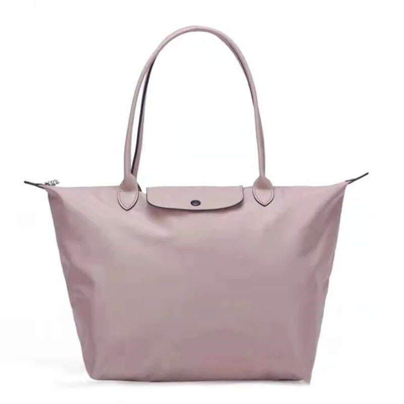 New Fashion High Capacity Embroidered Nylon Shoulder Bag Shopping Bag