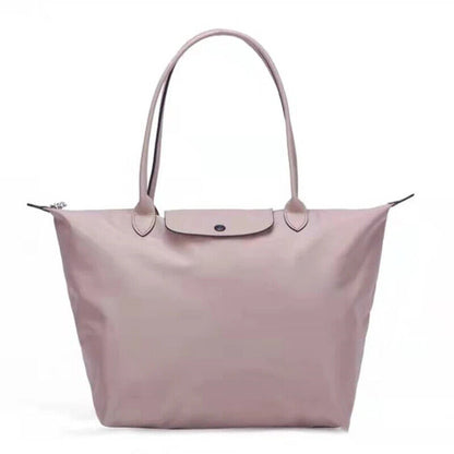 New Fashion High Capacity Embroidered Nylon Shoulder Bag Shopping Bag