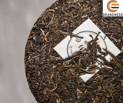 2021 Ba Jiao Ting Man Ke Lao Qiao Mu You Ji Cha Organic Puer Raw Pu-erh Tea 357g