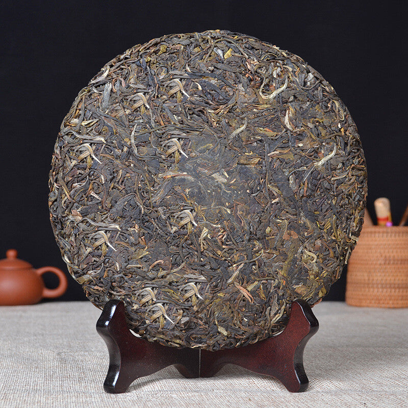 Mengku The More Old The More Fragrant Pu'er Tea 357g Puer Raw Tea Cake Shen