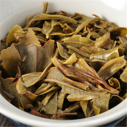 100g Xiaguan Golden Silk TuoCha Puer Shen Puer Cha Pu-Erh Tea Green Tea with Box