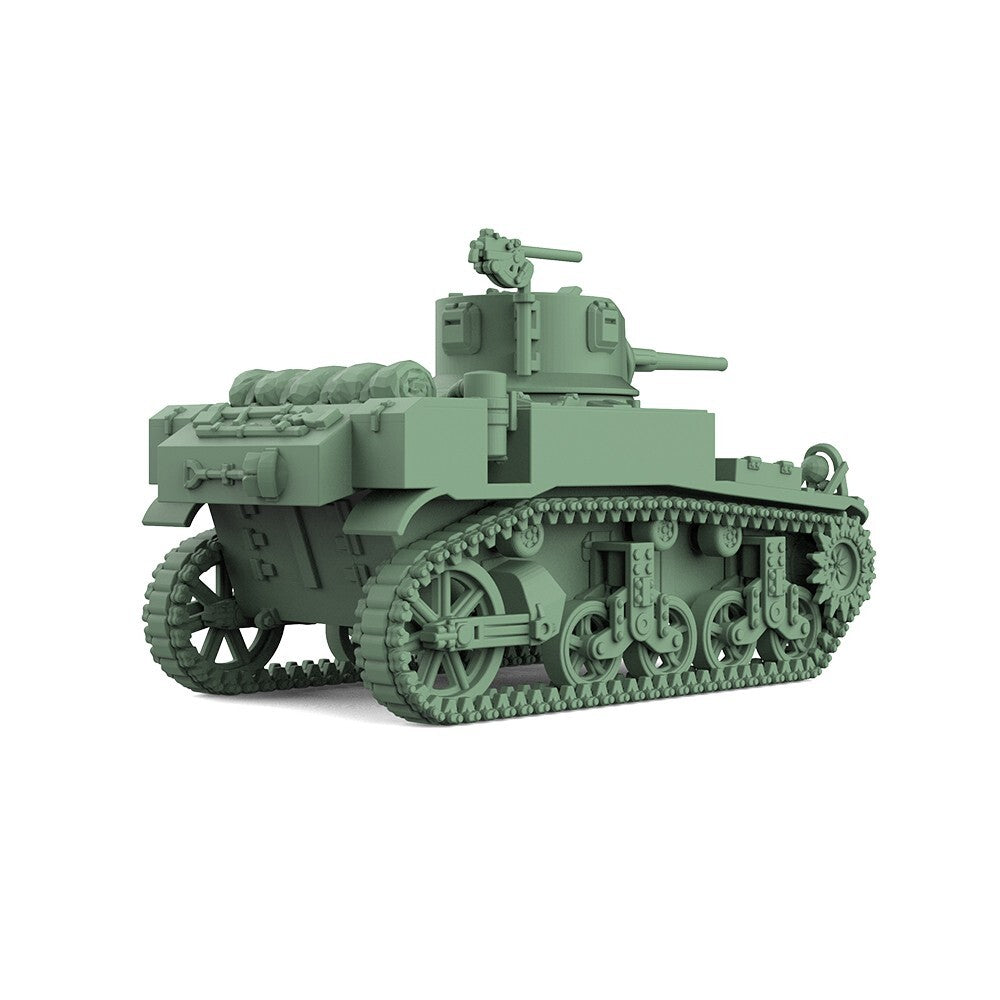 SSMODEL SS505 1/200/350/700 Military Model Kit US M3A1 Stuart Light Tank