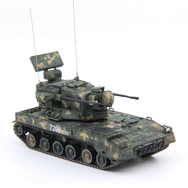 1:72 UNISTAR PGZ09 Self-propelled Anti-aircraft Gun Diecast ABS Armor Model