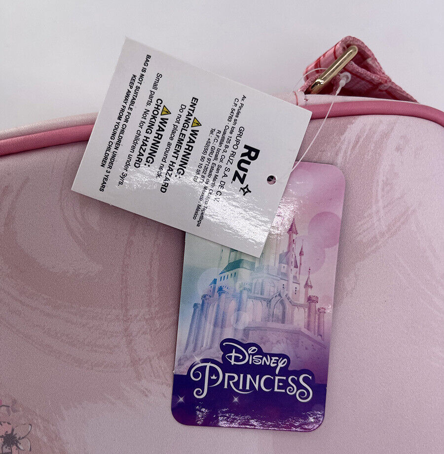 Disney Crossbody Bag Rare 8.5" Lady Purse Snow White Princess Pink New Gift