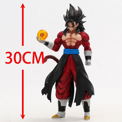 Dragon Ball Super Saiyan 4 Vegeta Son Goku PVC Action Figure Model Toy Statue