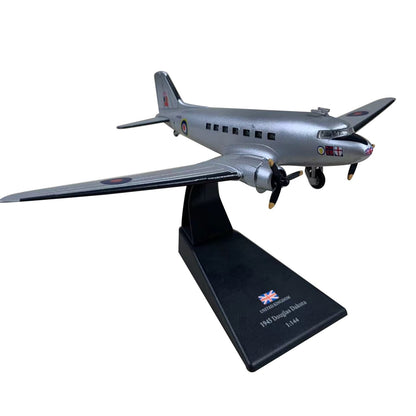 1/144 Scale WWII UK For Douglas C-47 Dakota Mk.IV Transport Plane Model w/ Stand