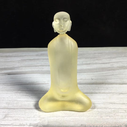 Collected Old Ancient Glazed Buddhist Monk Statue Decoration