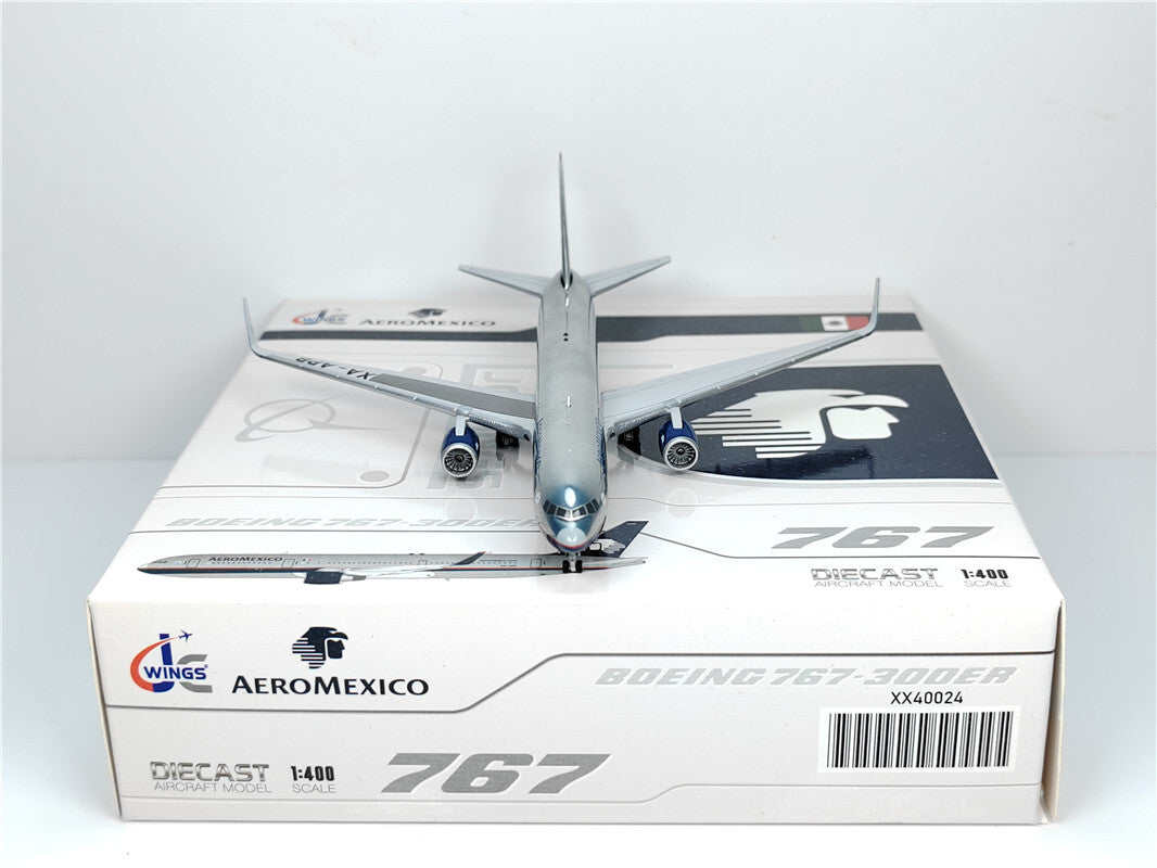 1:400 JC Wings AEROMEXICO BOEING B767-300ER Passenger Airplane Diecast Model