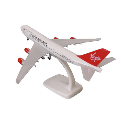 1/400 Scale Virgin Atlantic B747 Alloy Plane Model Collection Static Display