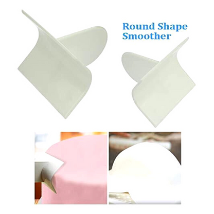 4Pc Set Decoracion Pasteles Torta Fondant Glaseado Mas Suave Acolchado Raspador