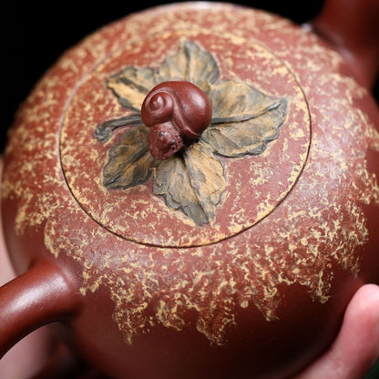 Tea Pot 400ml Original Ore Real Yixing Zisha Red Jiangpo Clay Pot Handmade China