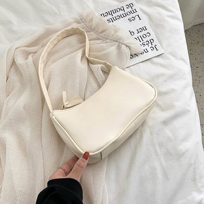 Women's Bag Solid Color Armpit Underarm Shoulder Bags Handbag Purse 270*160*60mm