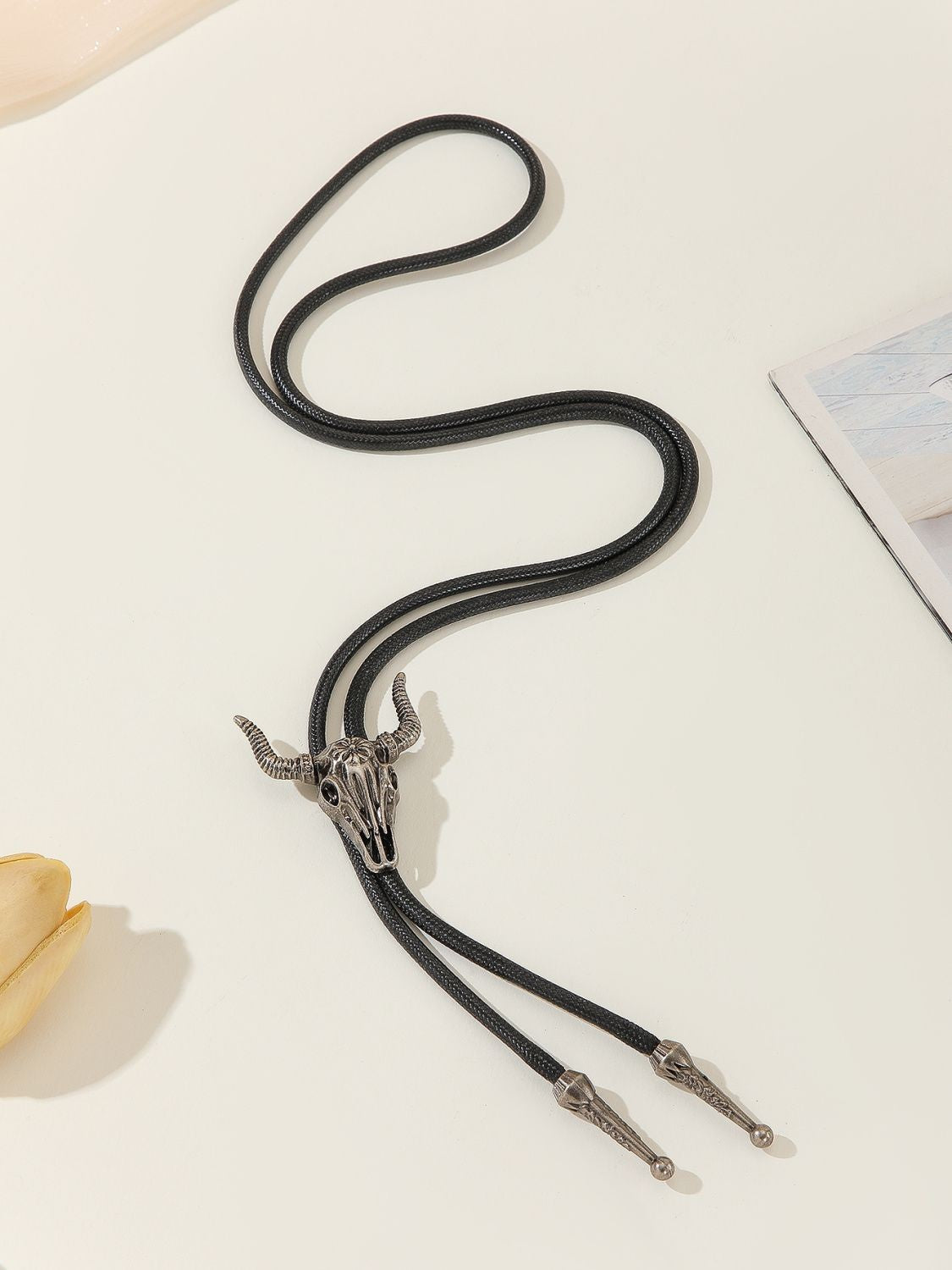 100cm Unisex New Bolo Tie Leather Cord Shirt Collar Lanyard Western Tie