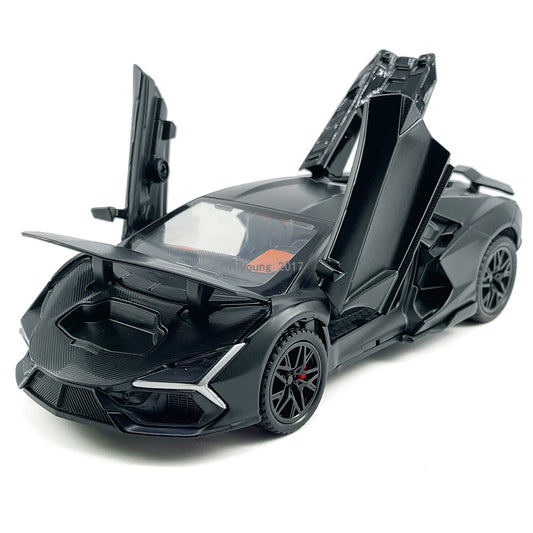 1/32 Lamborghini Revuelto Model Car Diecast Toy Vehicle Toys for Boys Kids Black